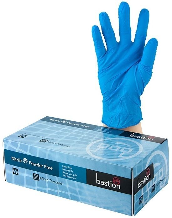 bastion nitrile gloves no powder