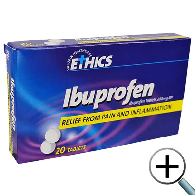 Ibuprofen 200 mg - 20 pack