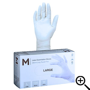 latex examination gloves