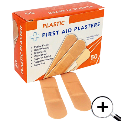 waterproof plastic plasters